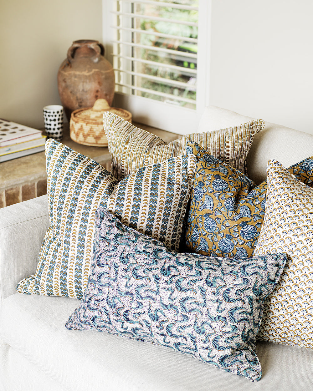 Edo Tobacco Cushion