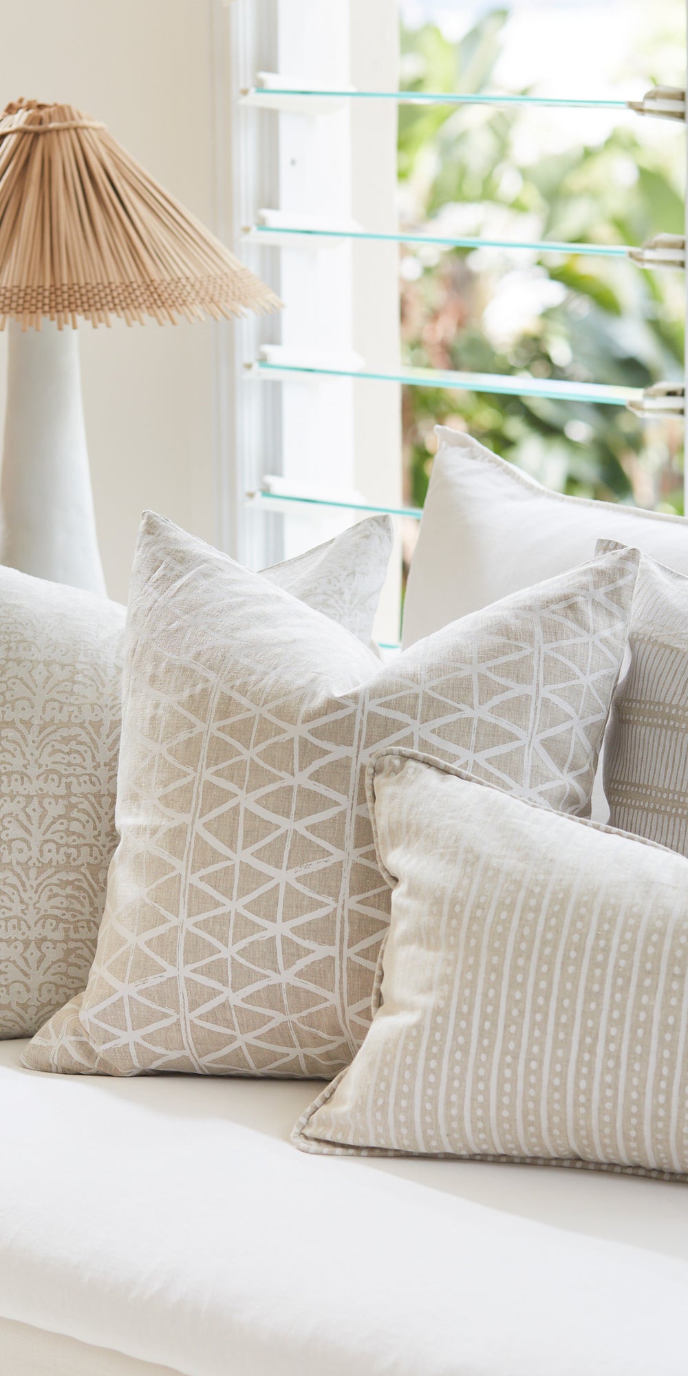 Hakuro Chalk Cushion in - Cushions - Walter G Australia
