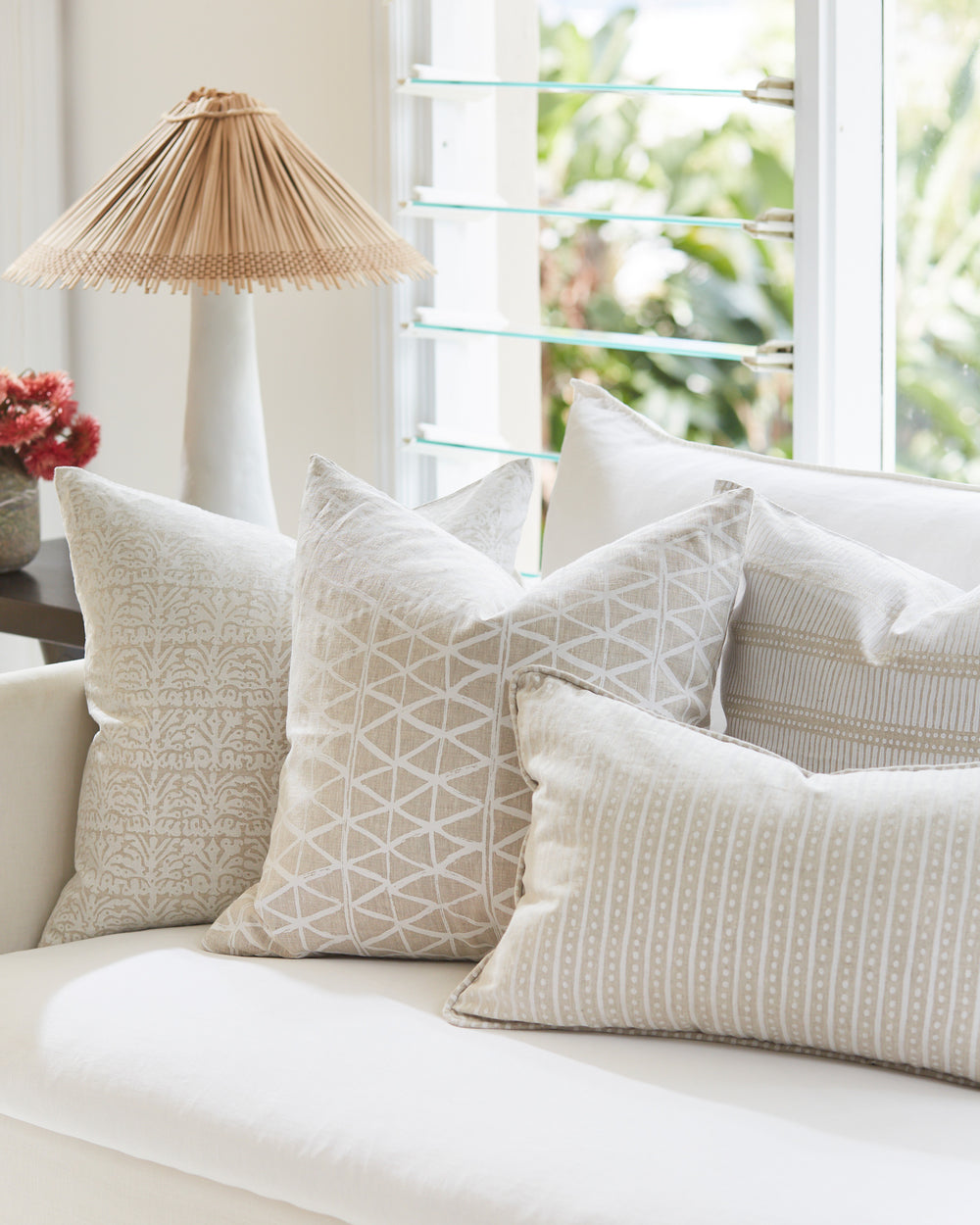 Hakuro Chalk Cushion in - Cushions - Walter G Australia
