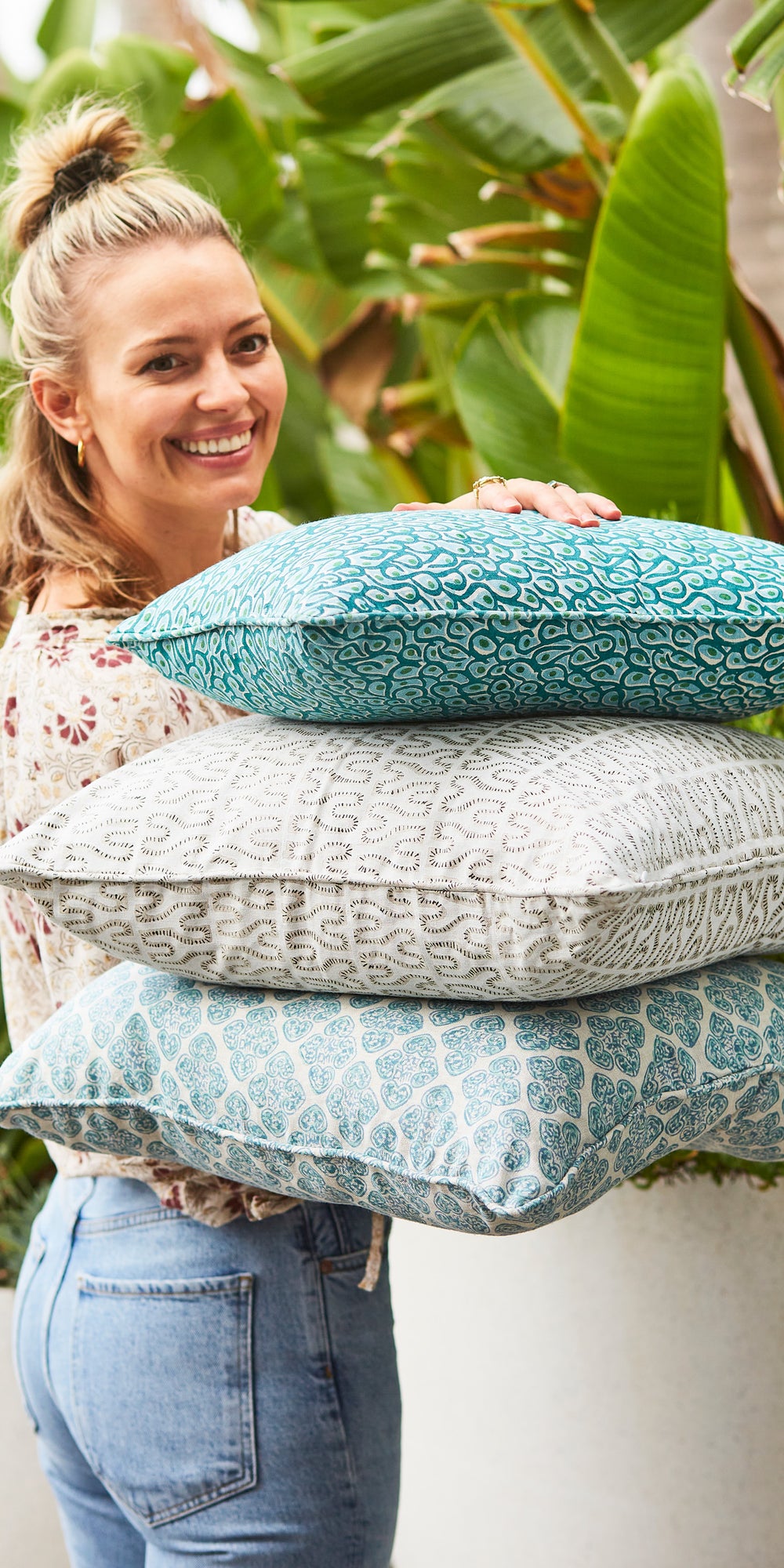 Uzes Emerald Cushion in - Cushions - Walter G Australia
