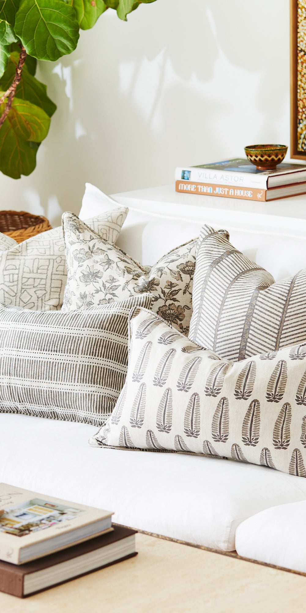 Akola Mud Cushion in - Cushions - Walter G Australia