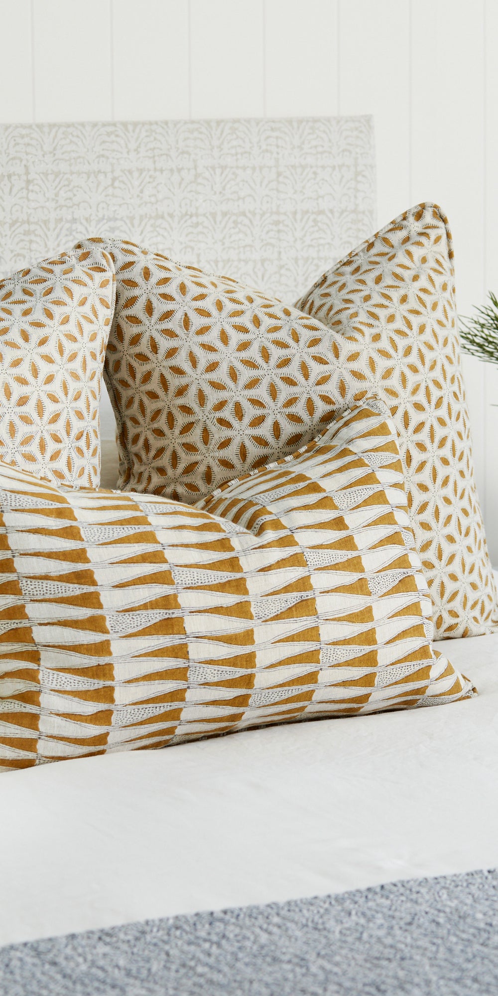 Tangier Saffron Cushion in - Cushions - Walter G Australia