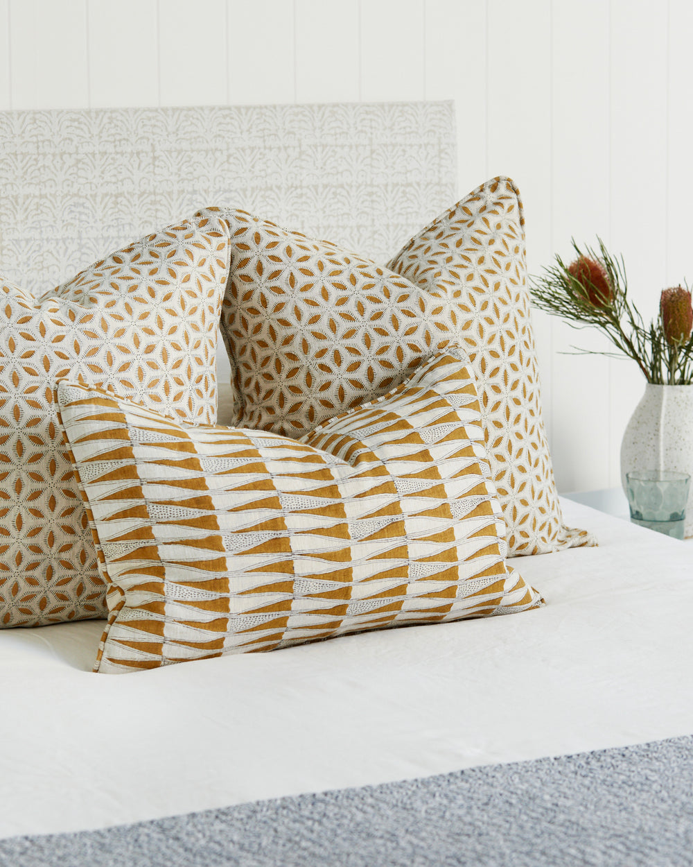 Tangier Saffron Cushion in - Cushions - Walter G Australia