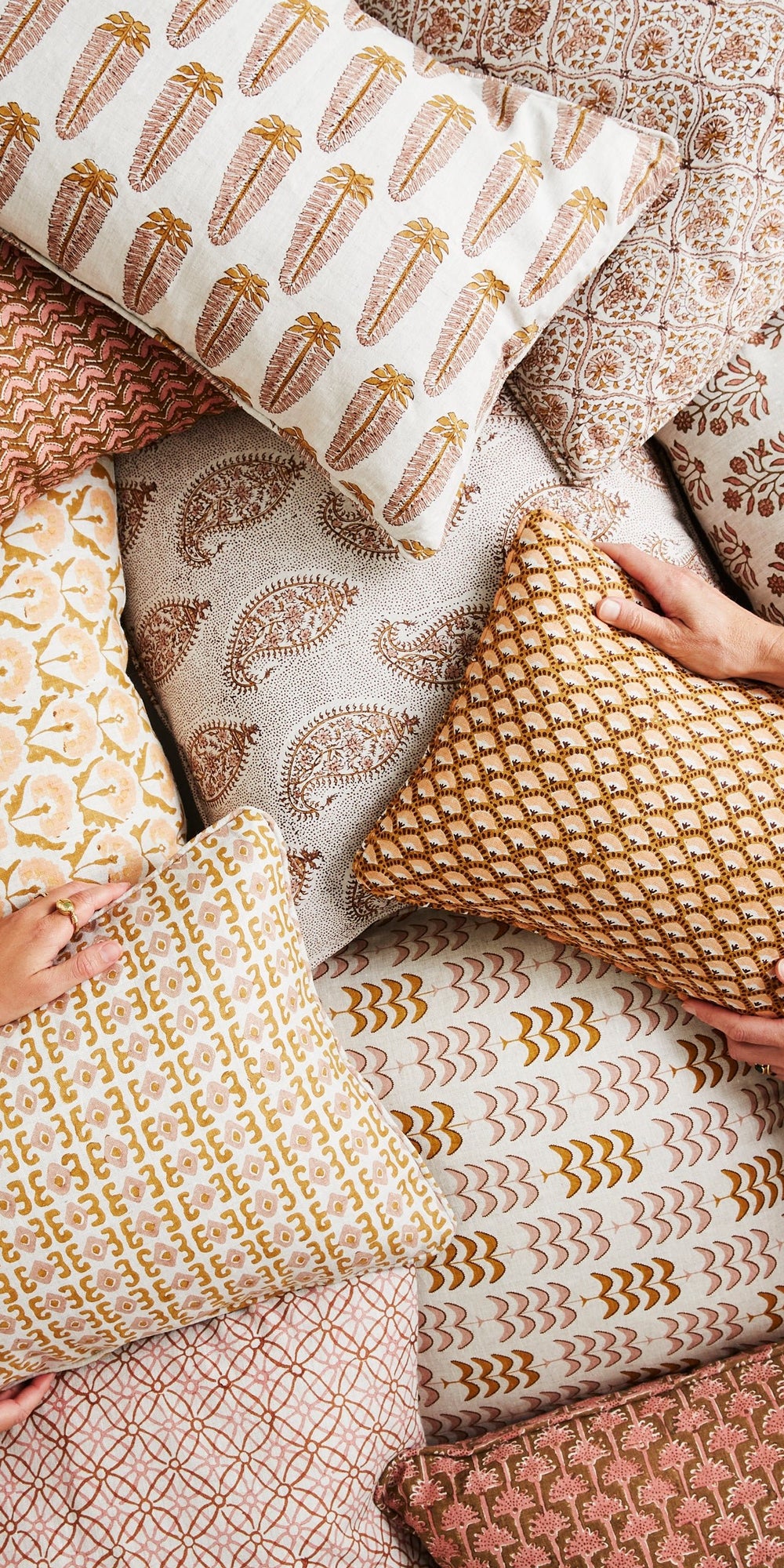 Naples Saffron Cushion in - Cushions - Walter G Australia