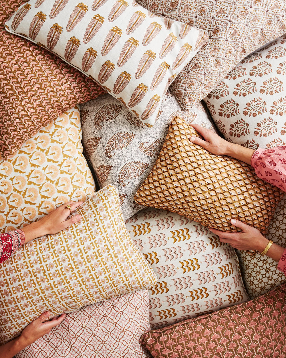 Naples Saffron Cushion in - Cushions - Walter G Australia