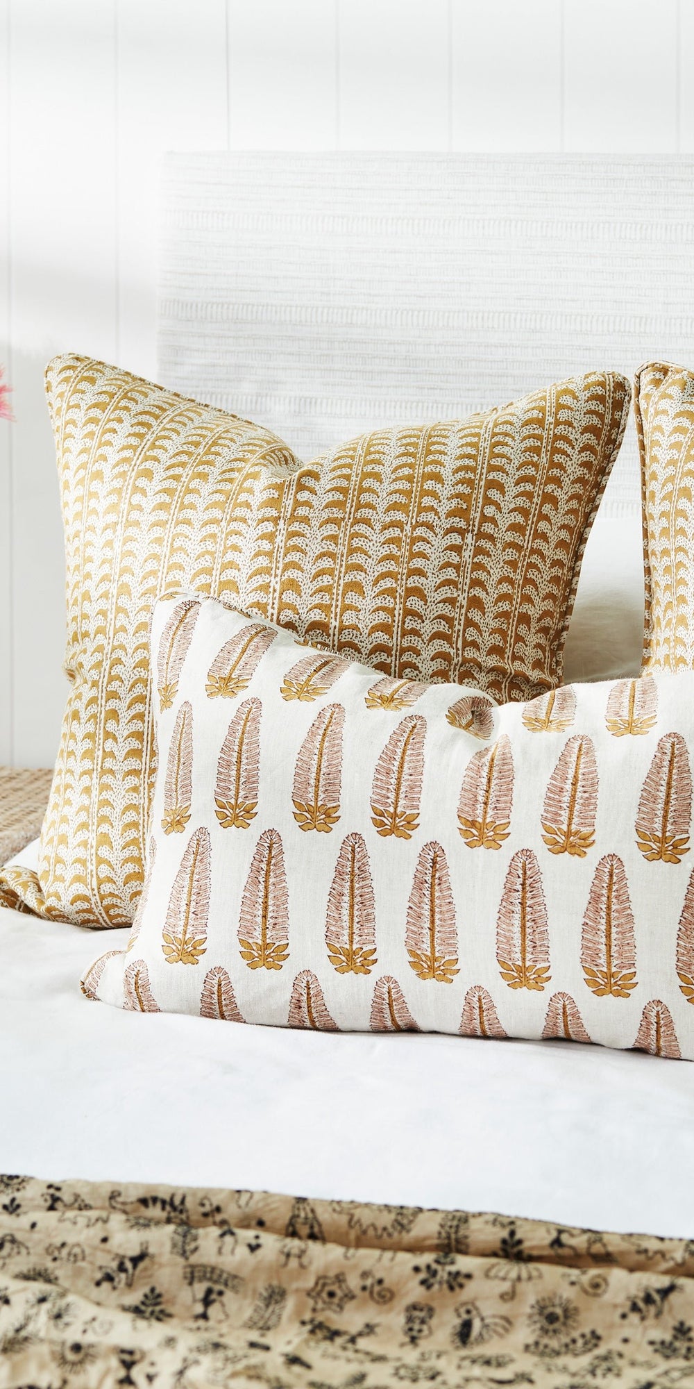 Luxor Saffron Cushion in - Cushions - Walter G Australia