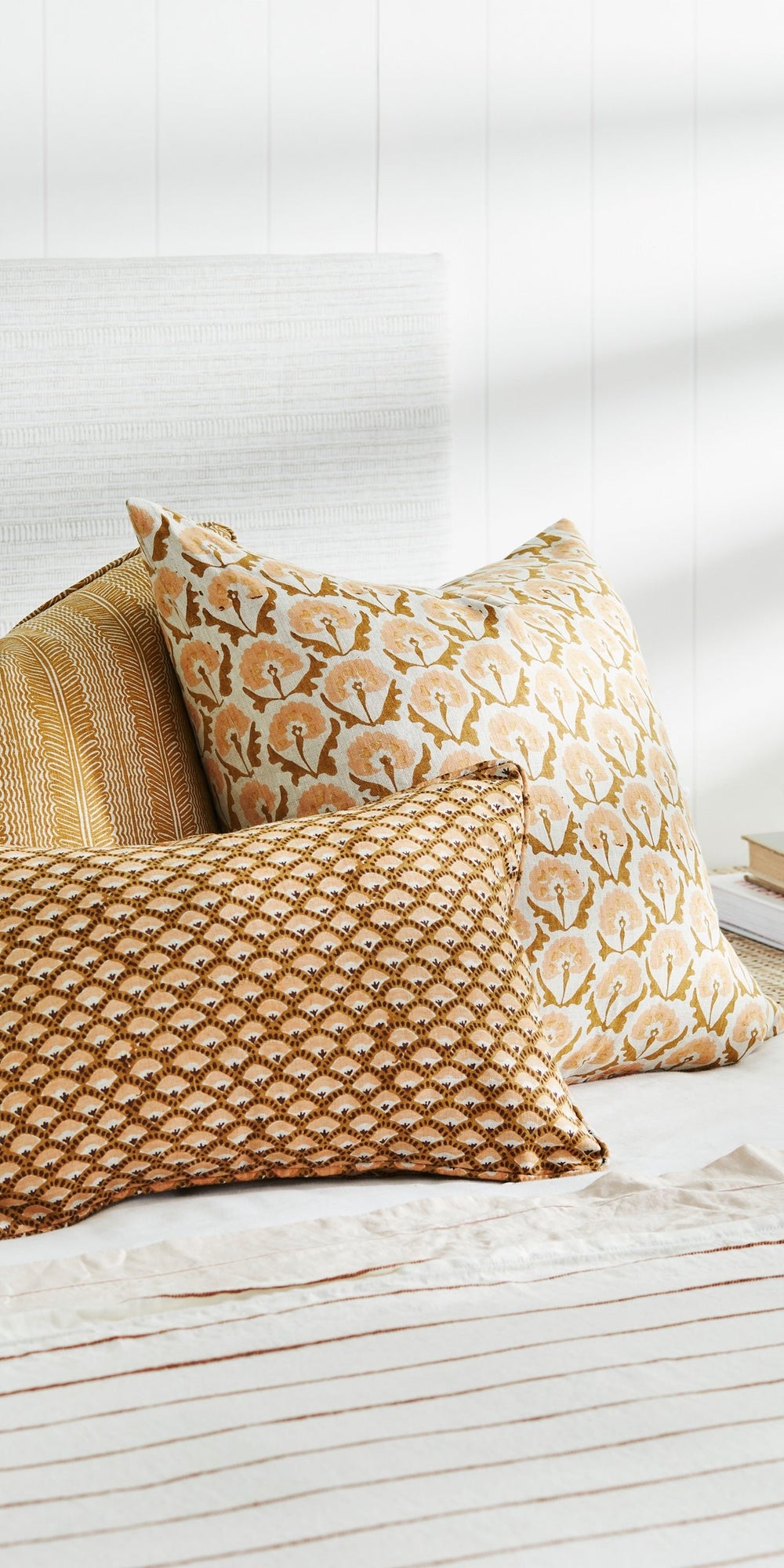 Naples Saffron Cushion in - Cushions - Walter G Australia