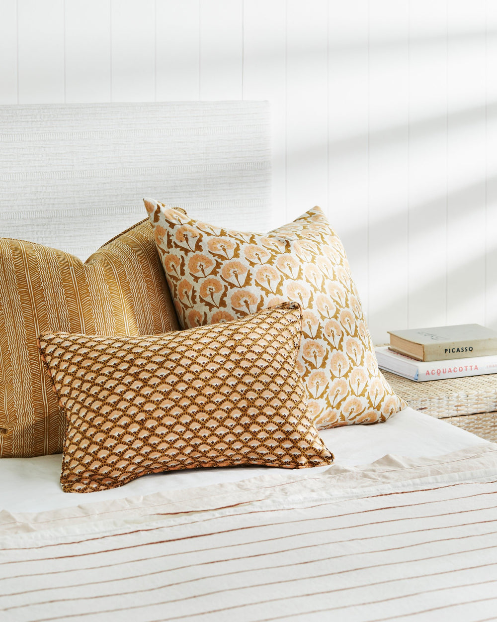 Naples Saffron Cushion in - Cushions - Walter G Australia