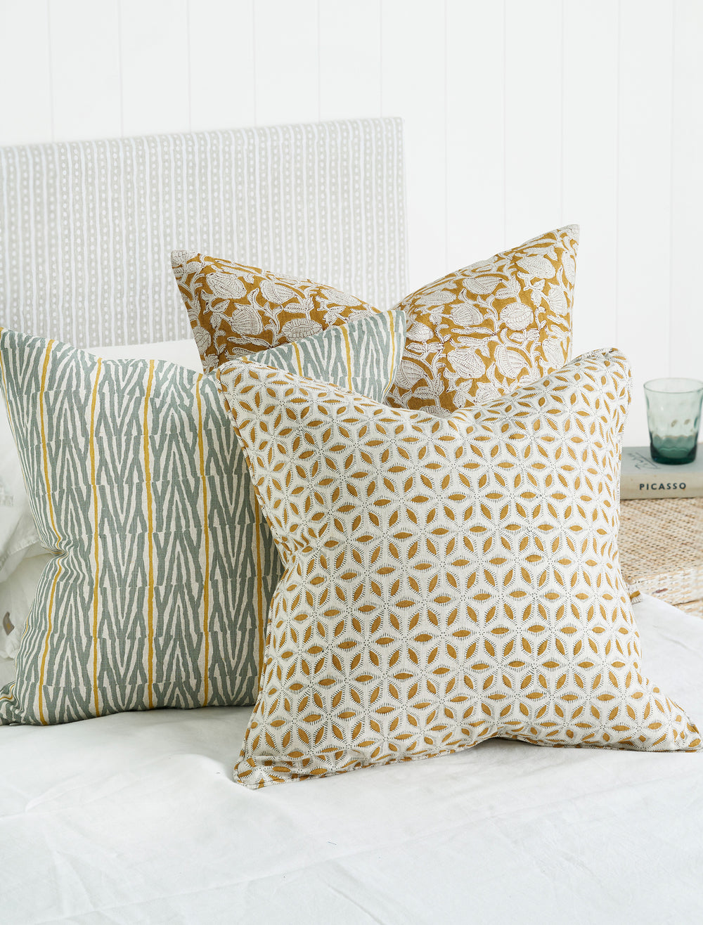 Marbella Saffron Cushion