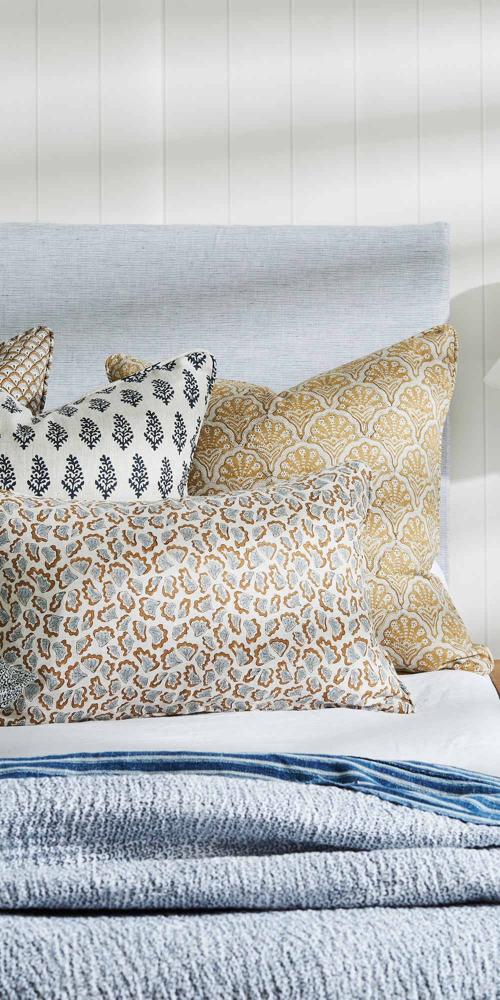 Lucknow Indian Teal Cushion in - Cushions - Walter G Australia