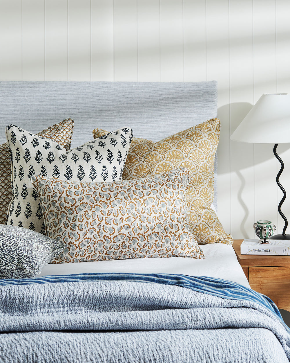 Lucknow Indian Teal Cushion in - Cushions - Walter G Australia