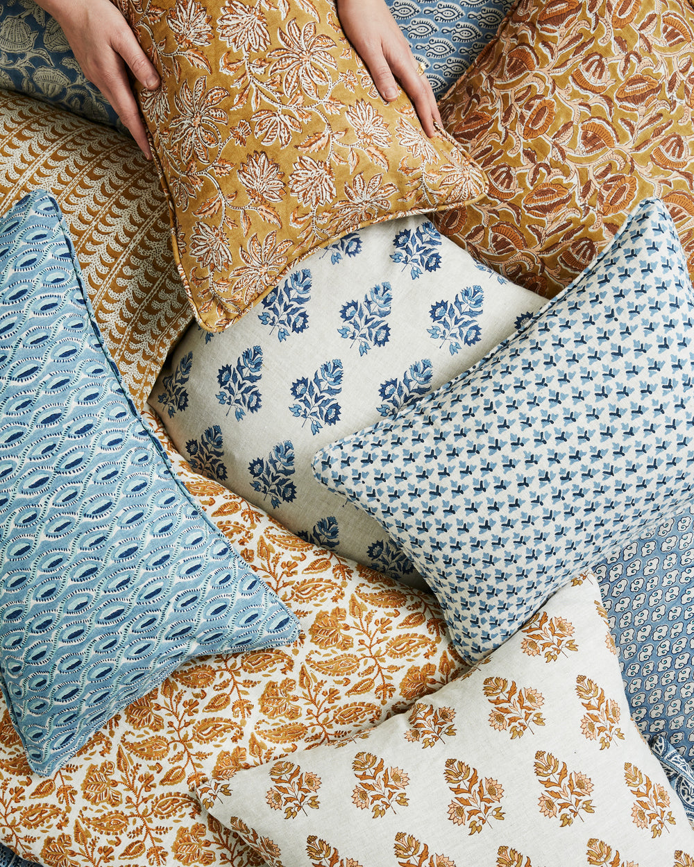 Chintz Spice Cushion in - Cushions - Walter G Australia