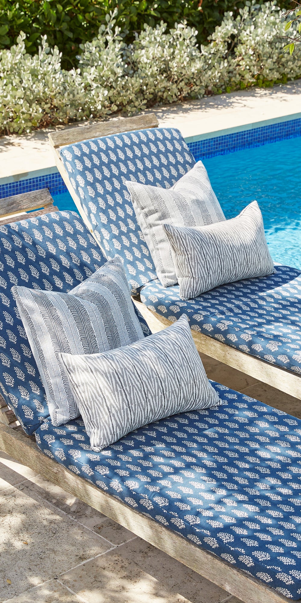 Fuji Albatross Outdoor Rectangle Cushion in - Cushions - Walter G Australia