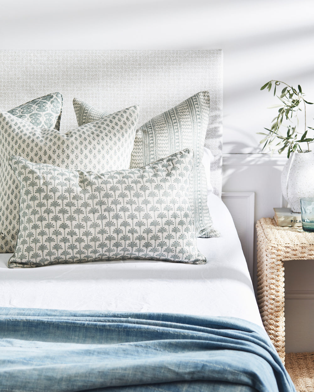 Sula Celadon Cushion in - Cushions - Walter G Australia