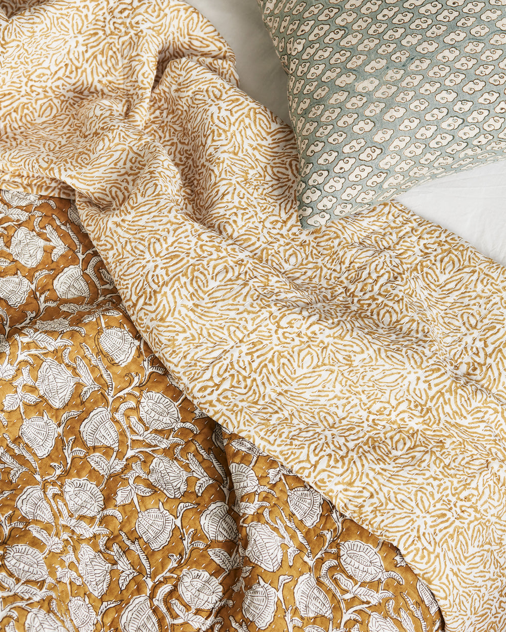 Kumo Oak Celadon Cushion