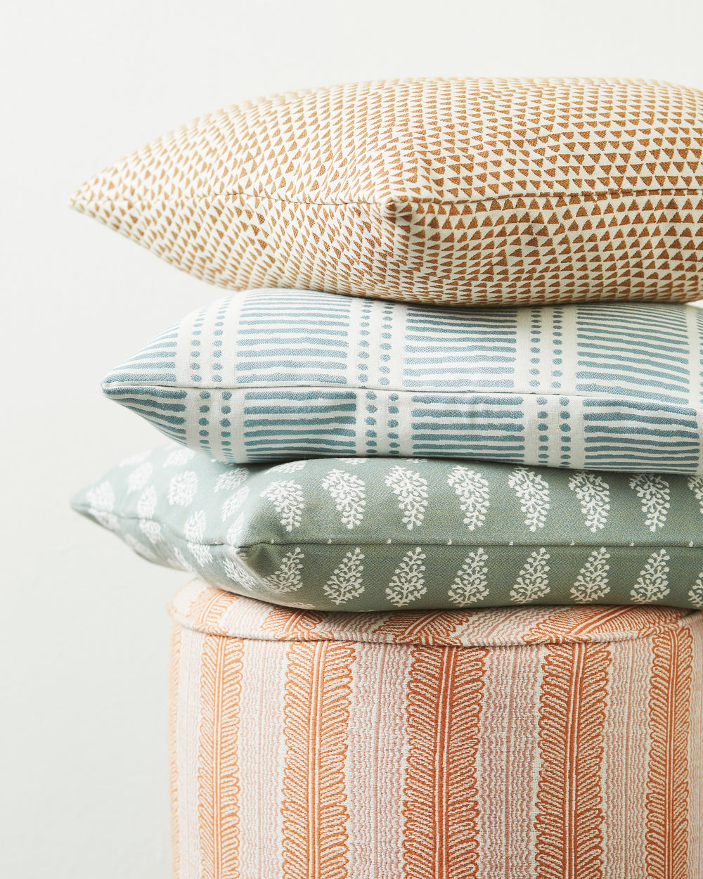 Dash Dot Mineral Outdoor Cushion