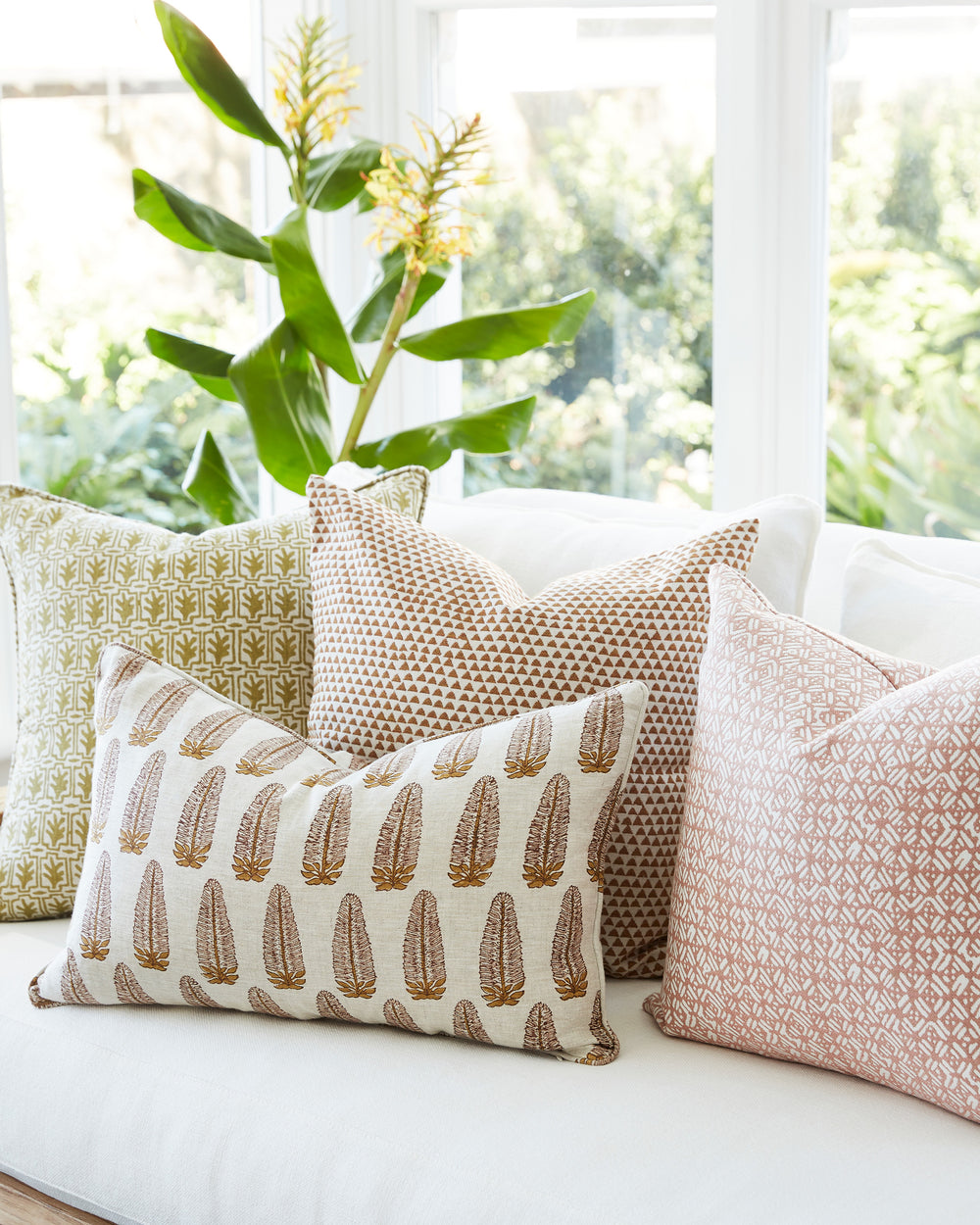 Huts Rattan Outdoor Pillowcase