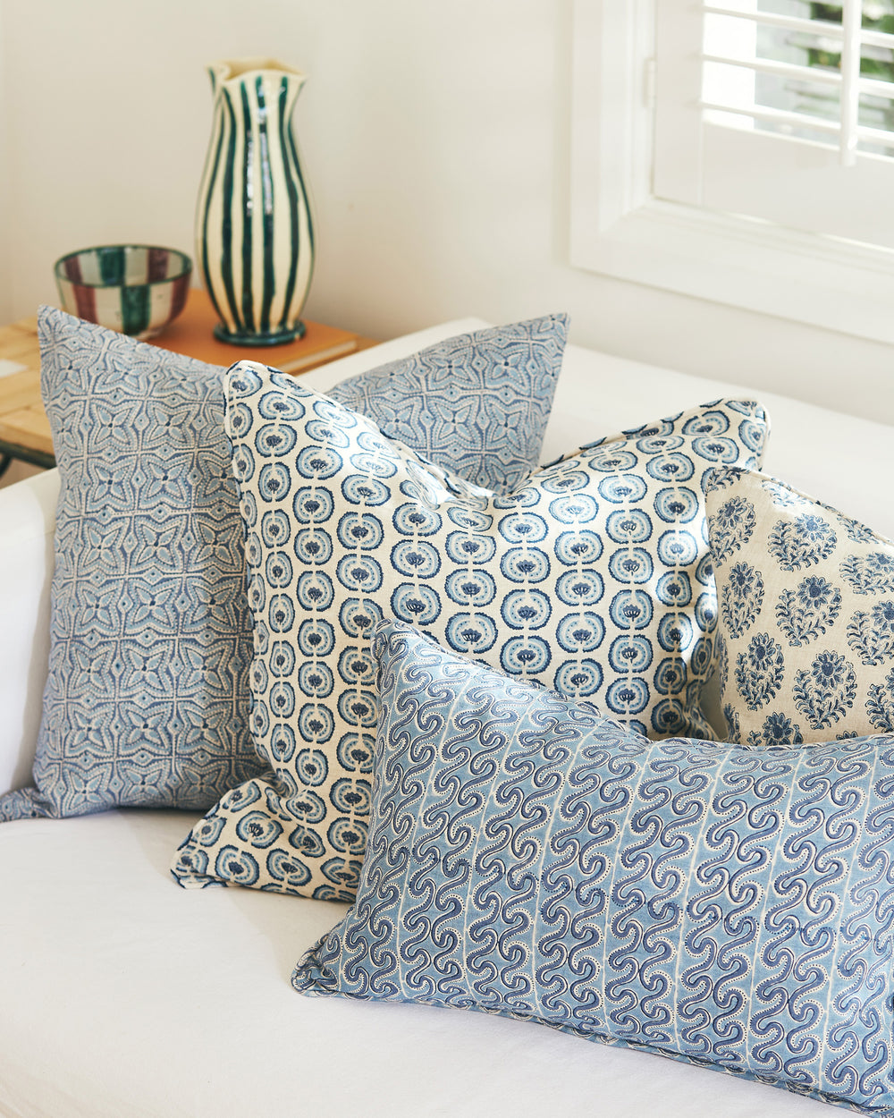 Pondicherry Riviera Cushion