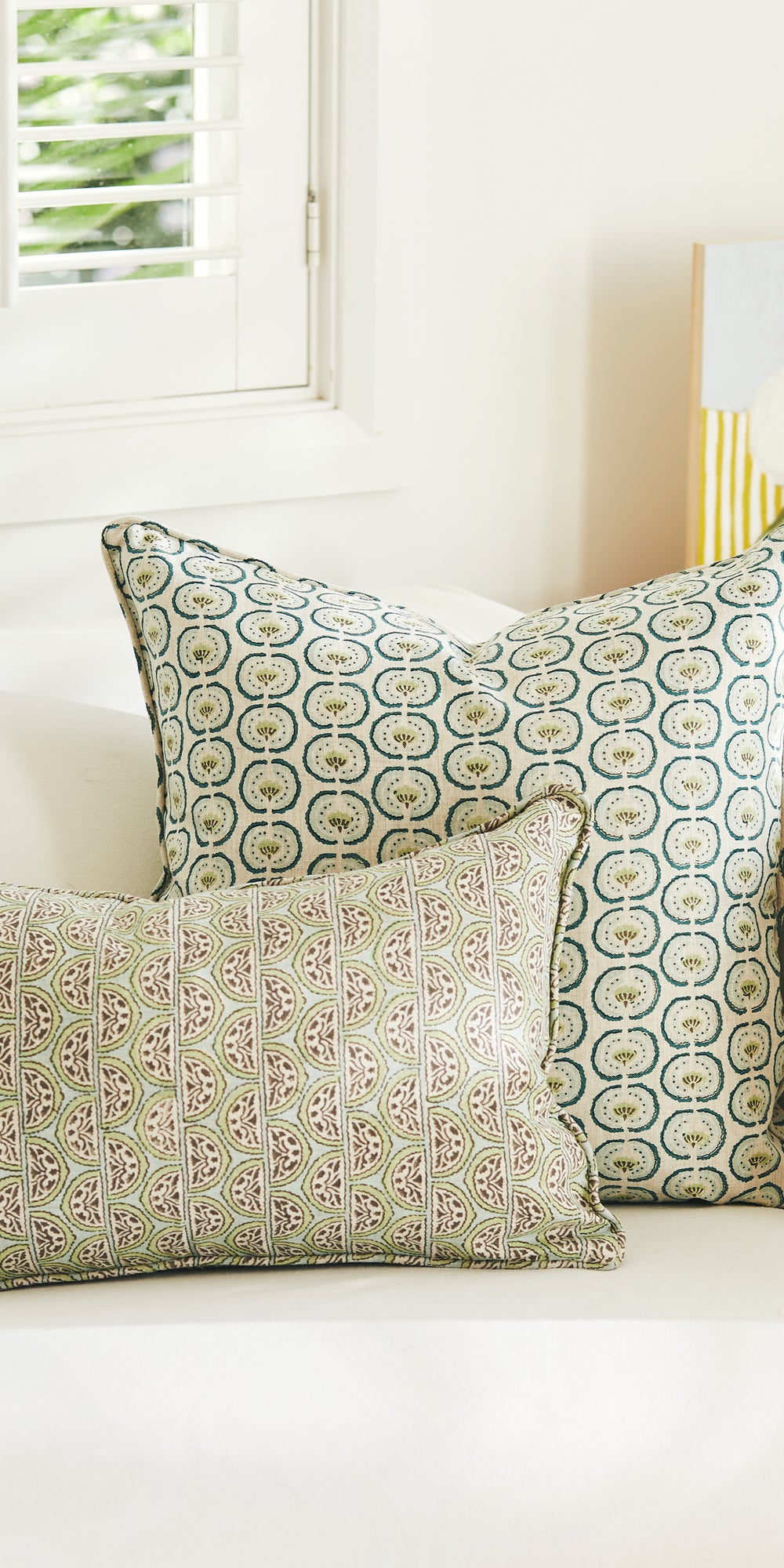 Okinawa Wasabi Cushion in - Cushions - Walter G Australia