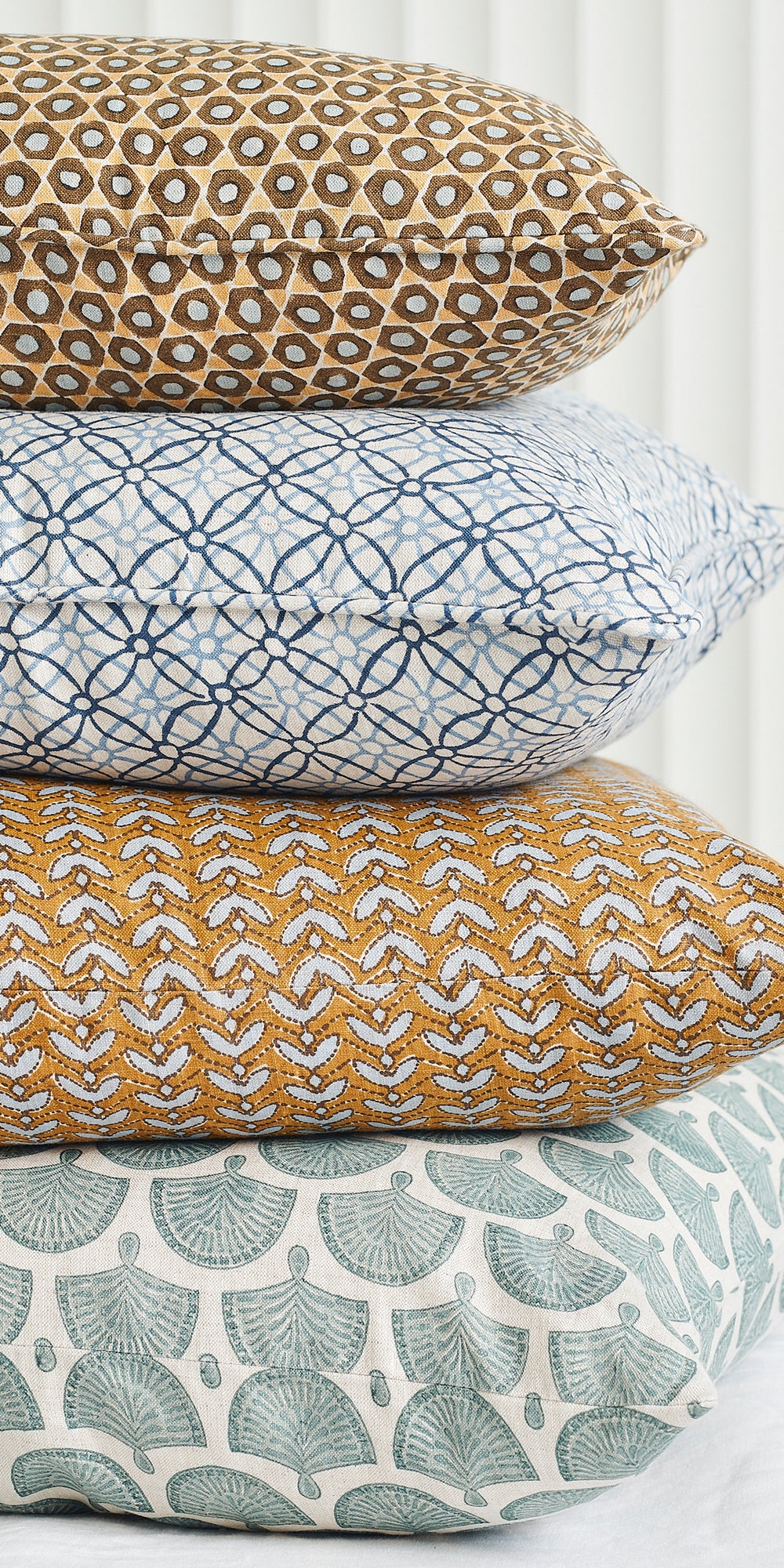 Koshi Azure Cushion in - Cushions - Walter G Australia