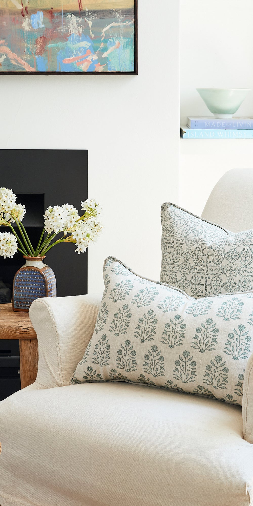 Palermo Celadon Cushion in - Cushions - Walter G Australia