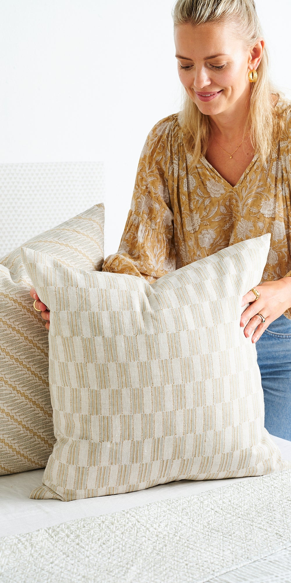 Lagos Elm Cushion in - Cushions - Walter G Australia
