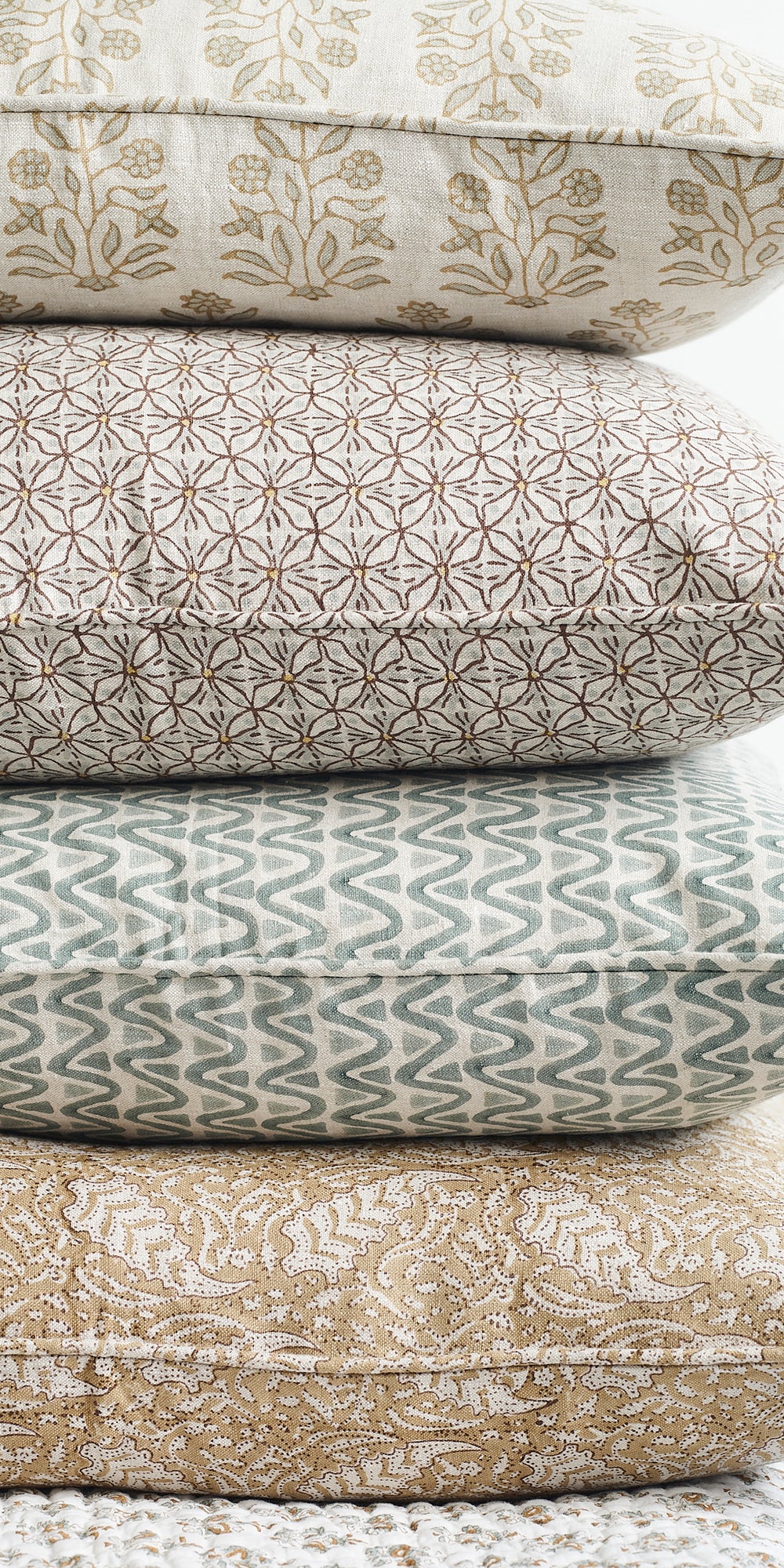 Menorca Celadon Cushion in - Cushions - Walter G Australia