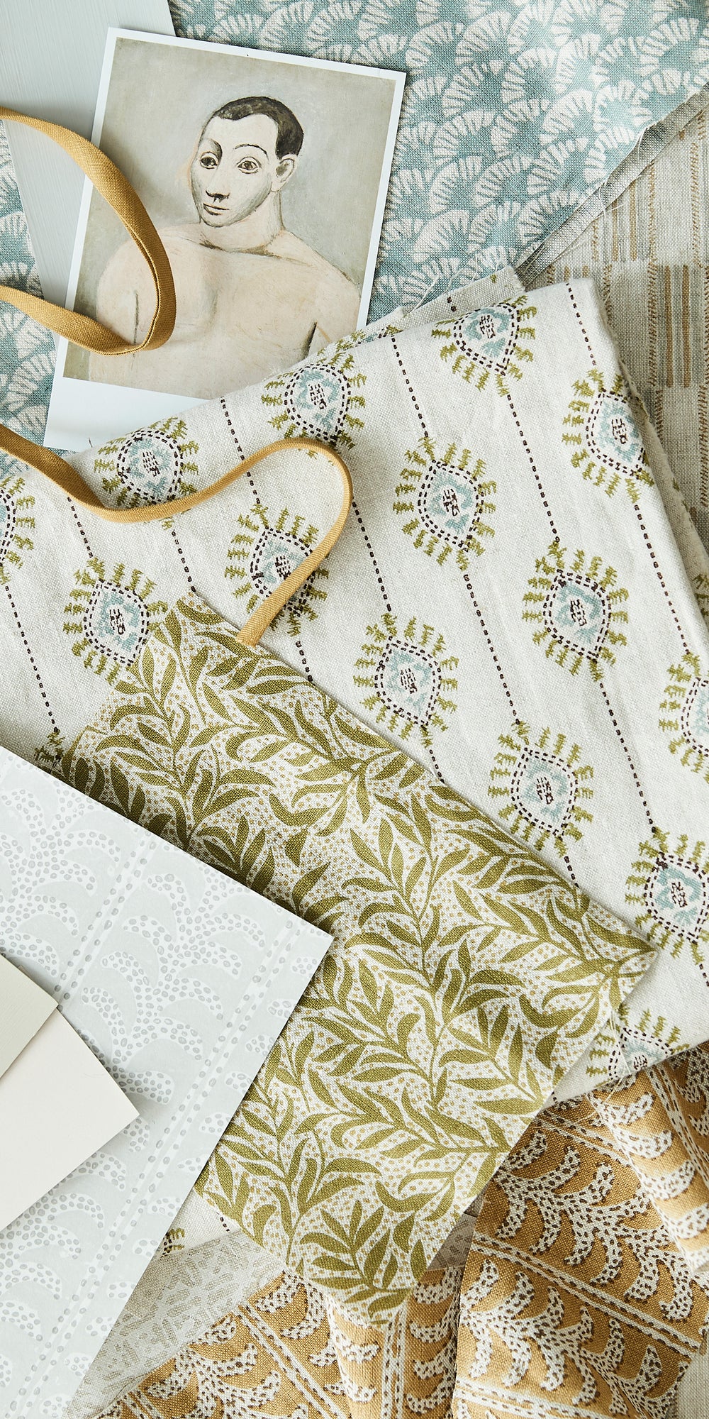 Sensu Celadon Linen in - Fabric - Walter G Australia