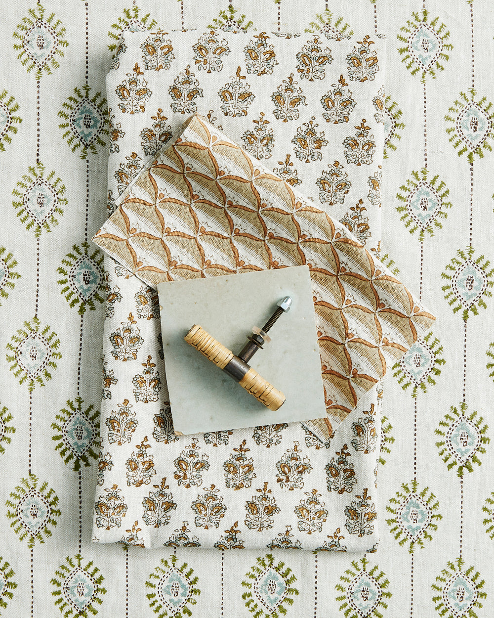 Bombay Moss Linen in - Fabric - Walter G Australia