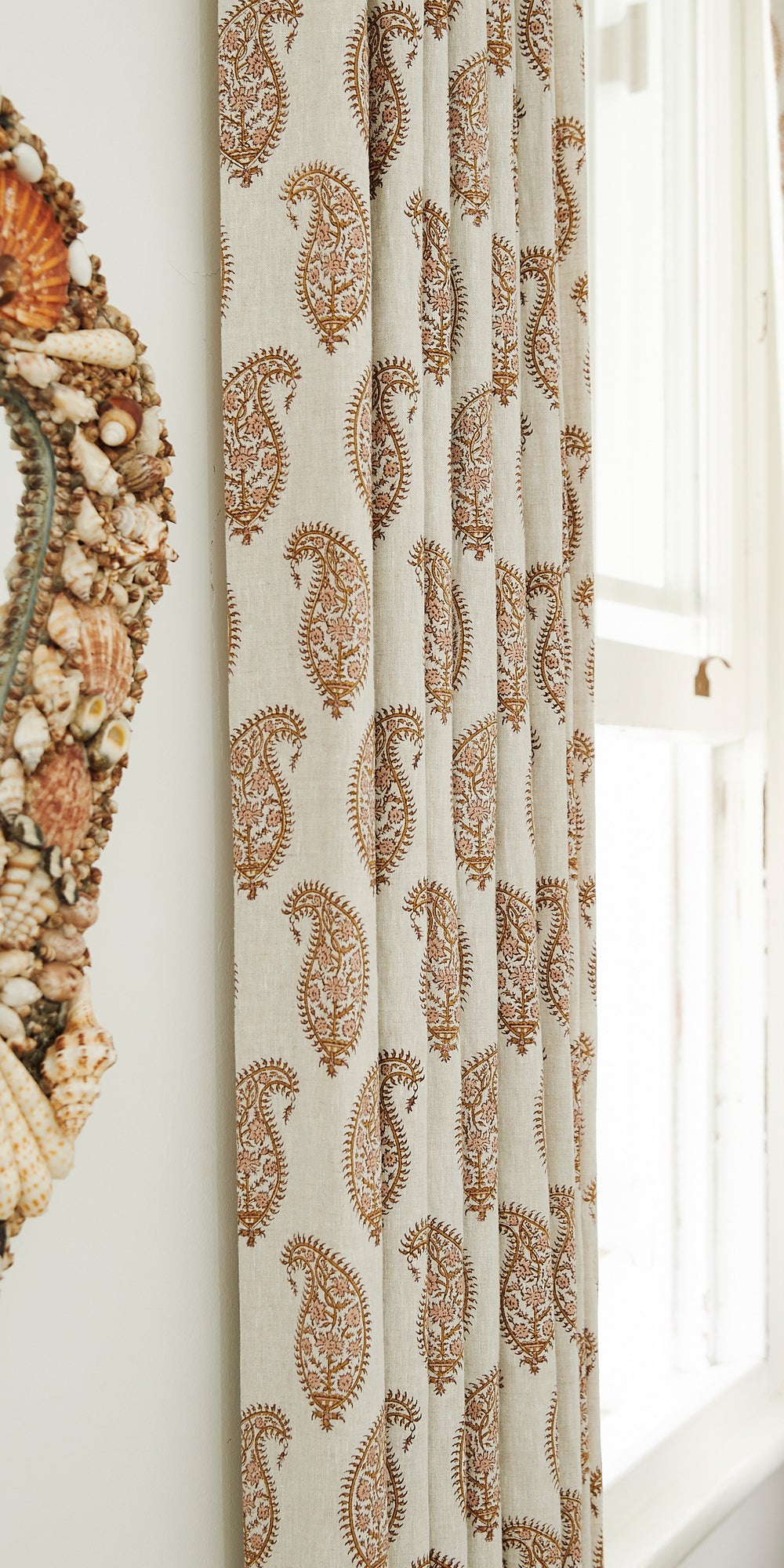 Paisley Petal Linen in - Fabric - Walter G Australia