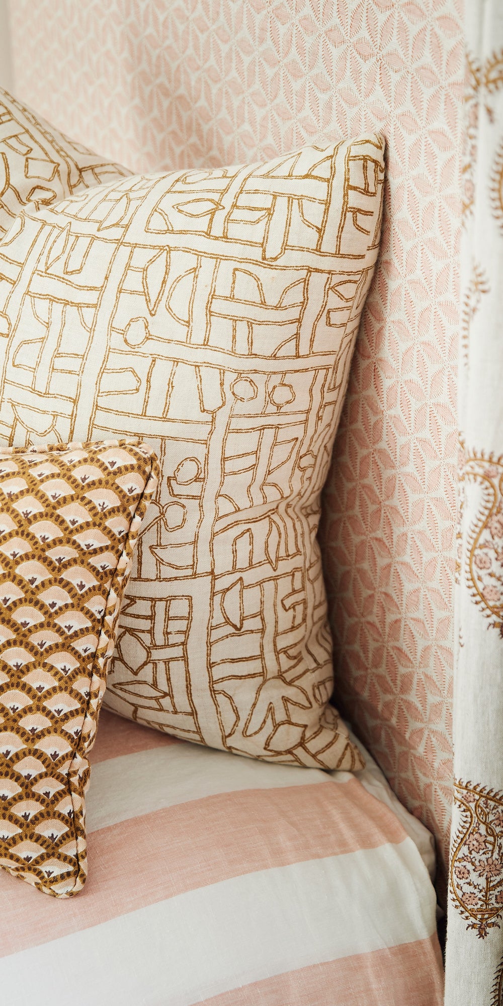 Naples Saffron Cushion in - Cushions - Walter G Australia