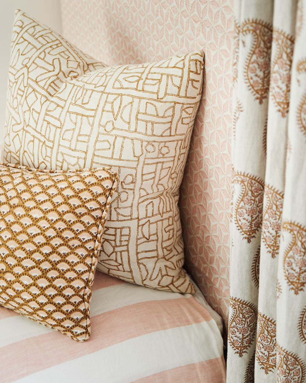 Naples Saffron Cushion in - Cushions - Walter G Australia
