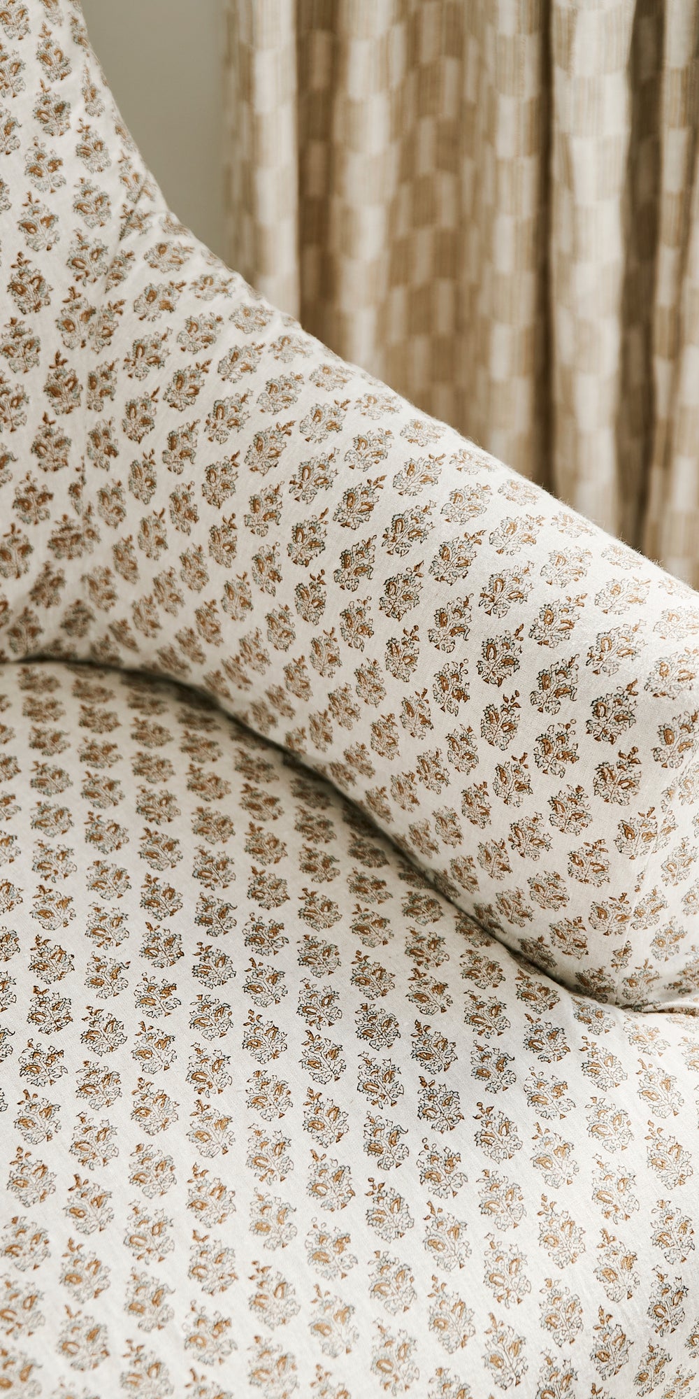 Sanganer Sahara Linen in - Fabric - Walter G Australia