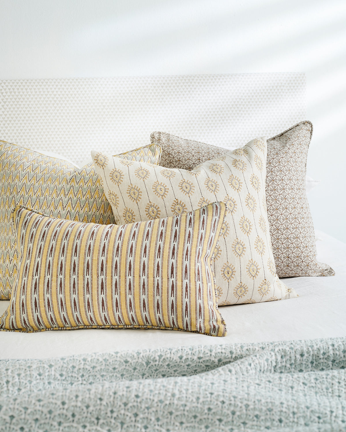 Mashru Mimosa Cushion