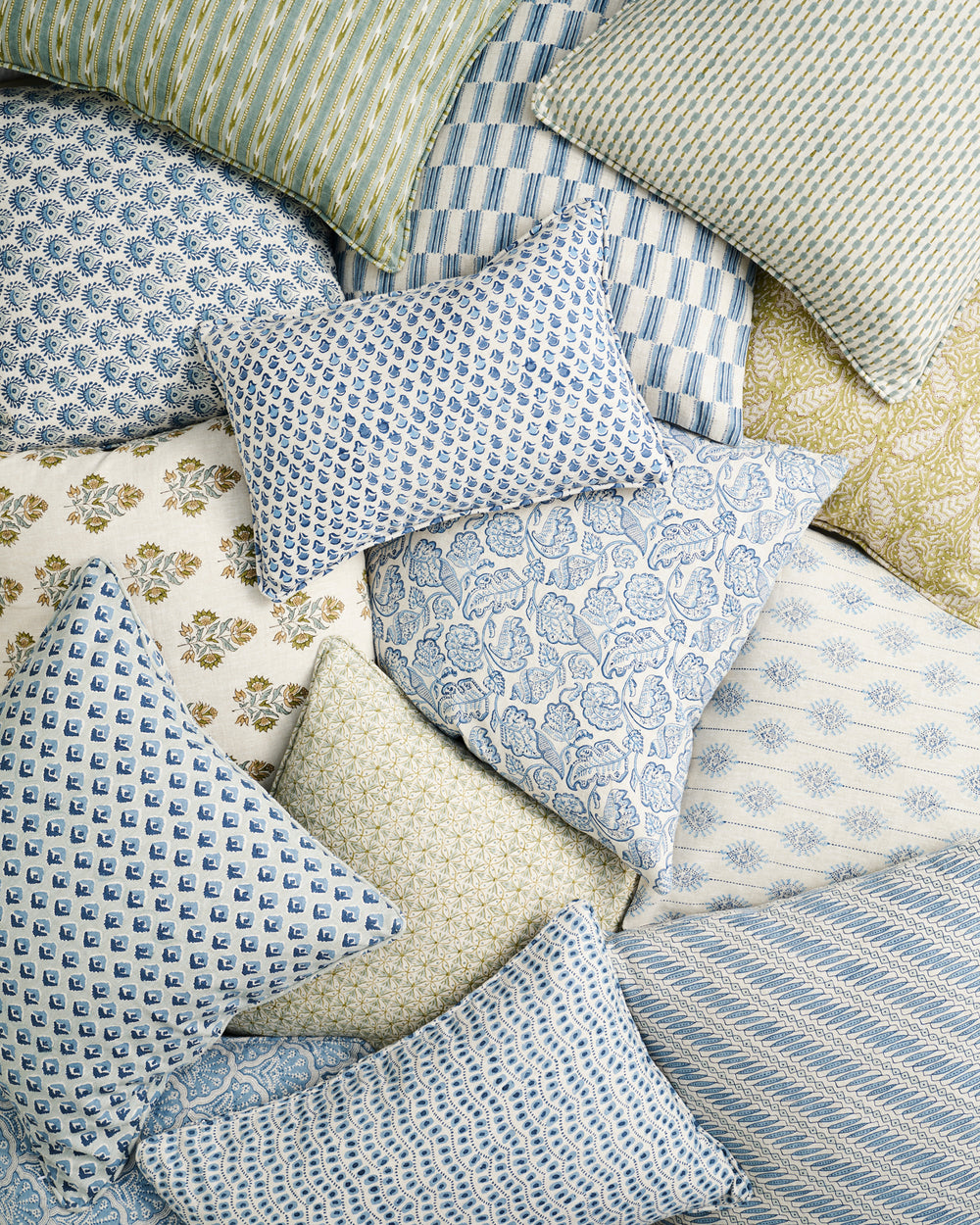 Girona Celadon Moss Cushion
