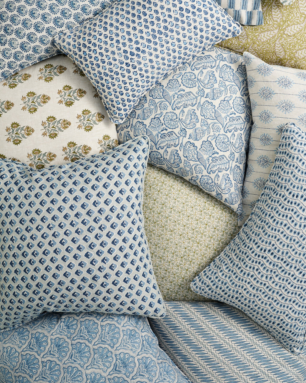 St Tropez Azure Cushion in - Cushions - Walter G Australia