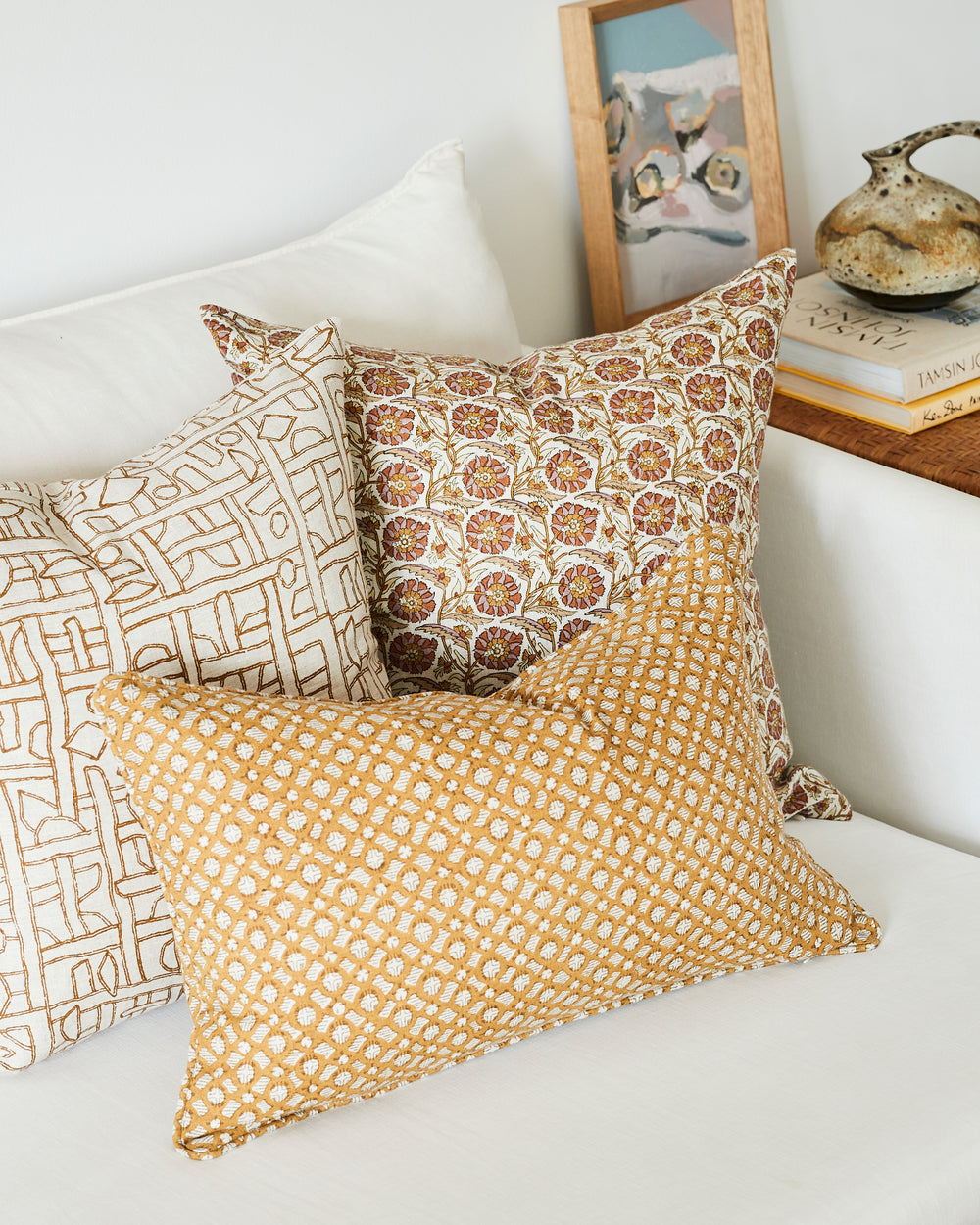 Shijo Saffron Cushion