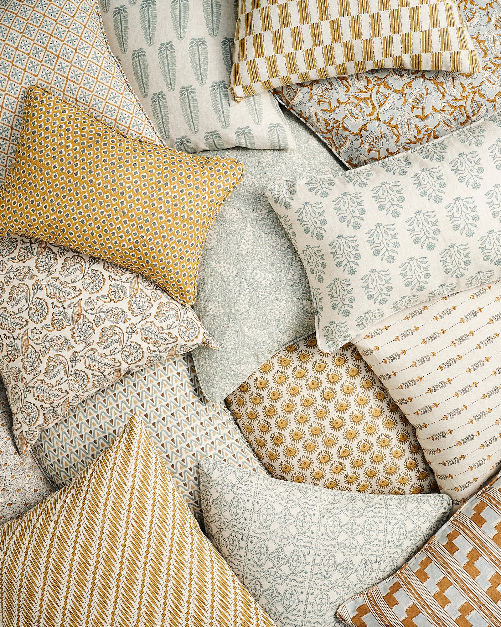 Cushions & Cushion Sets | Hand Block Printed Cushion Covers | Walter G ...