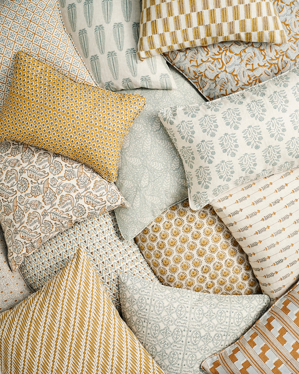 Palermo Celadon Cushion in - Cushions - Walter G Australia