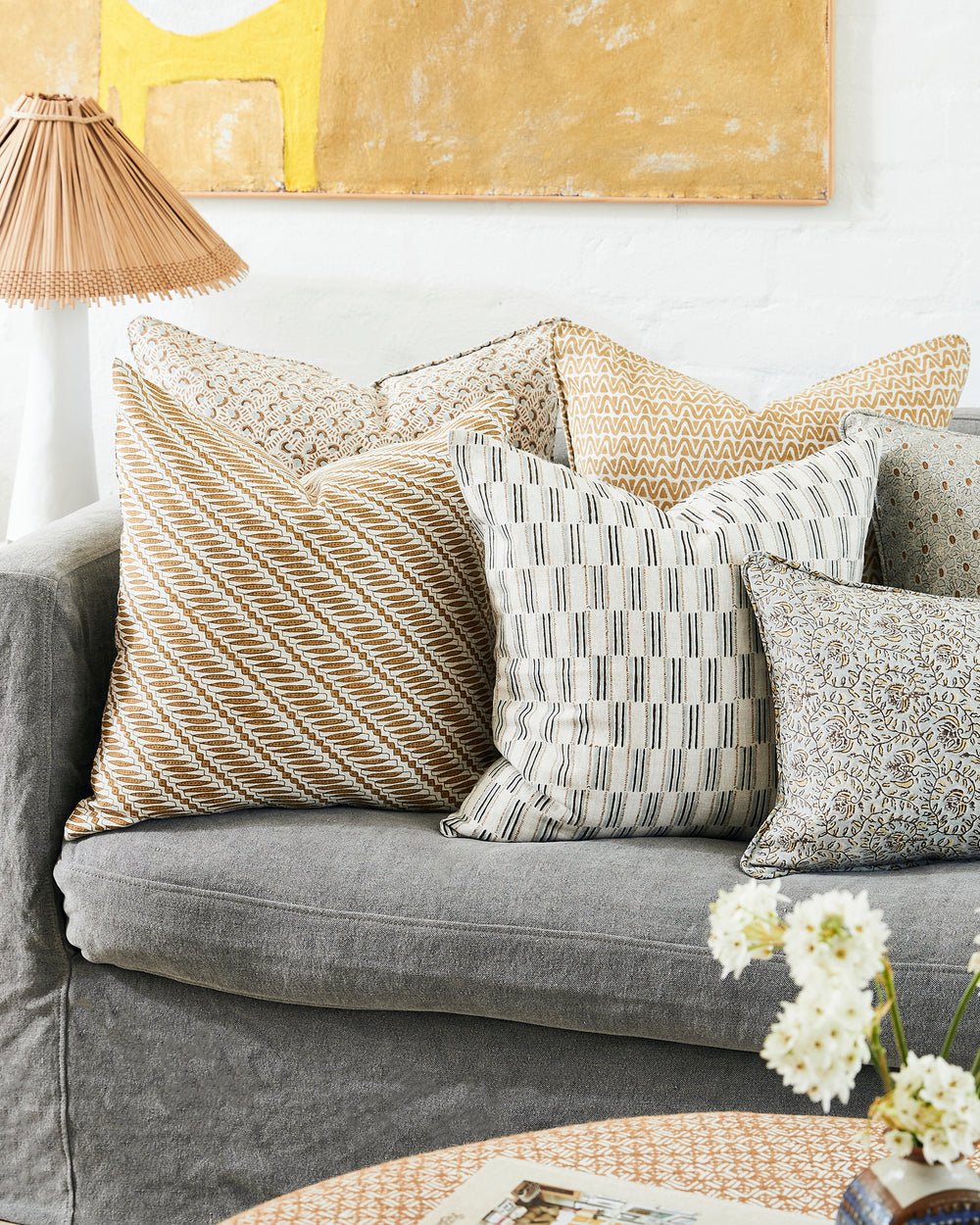 Jakarta Saffron Cushion