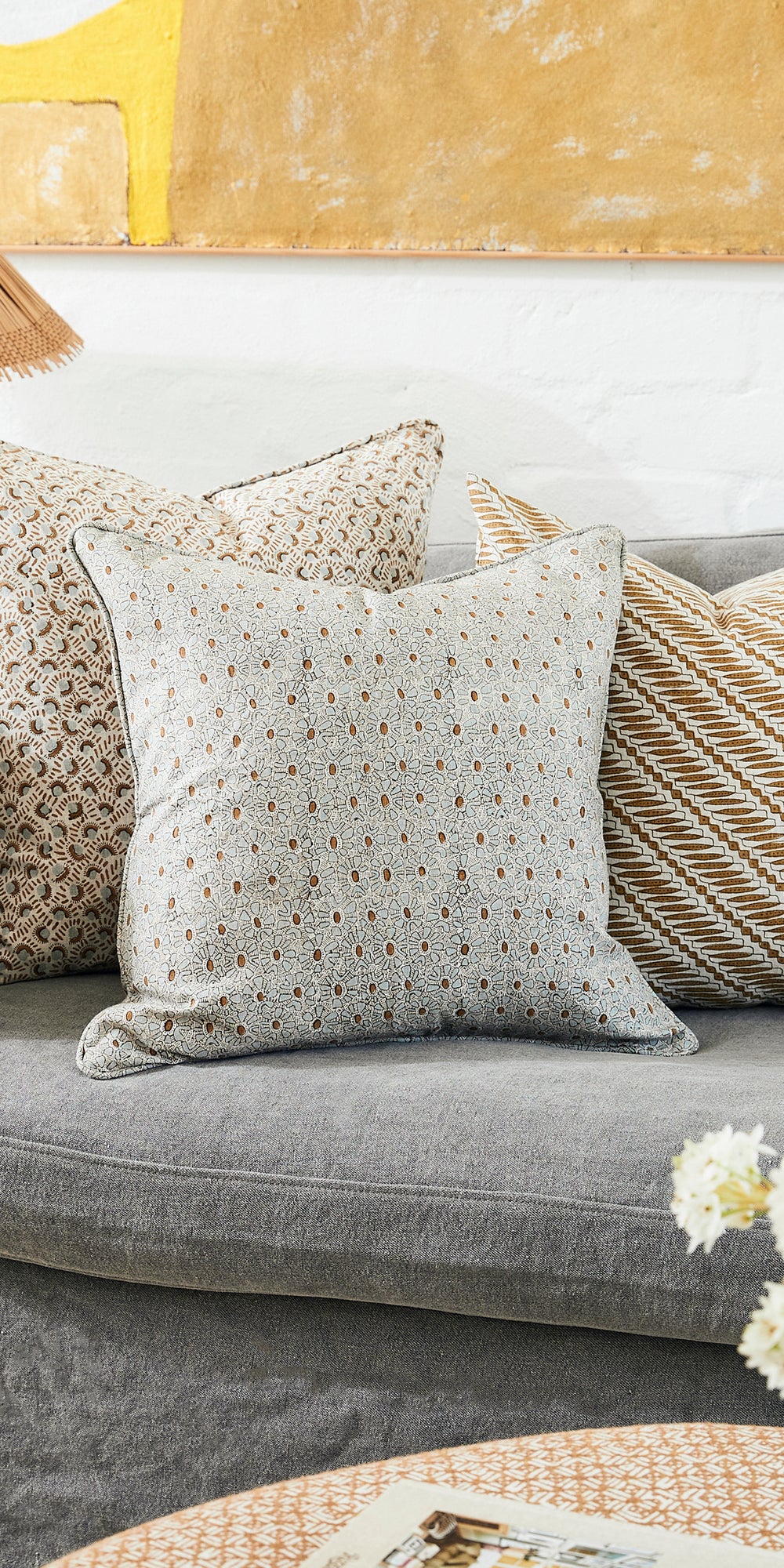 Jakarta Saffron Cushion in - Cushions - Walter G Australia