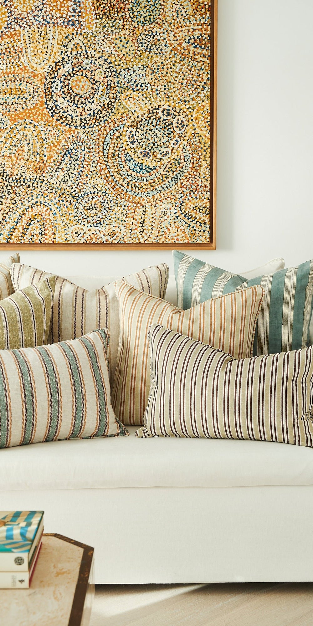Berber Celadon Moss Cushion in - Cushions - Walter G Australia