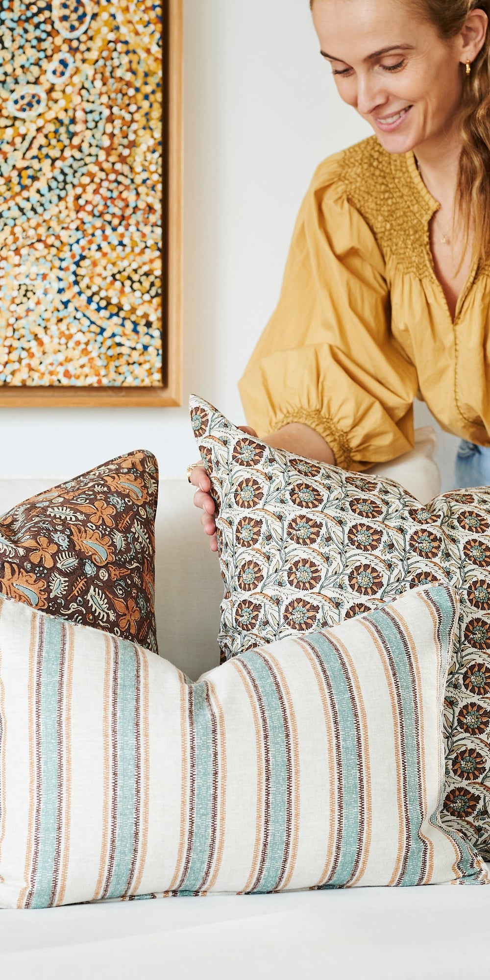 Maluku Sumac Cushion in - Cushions - Walter G Australia