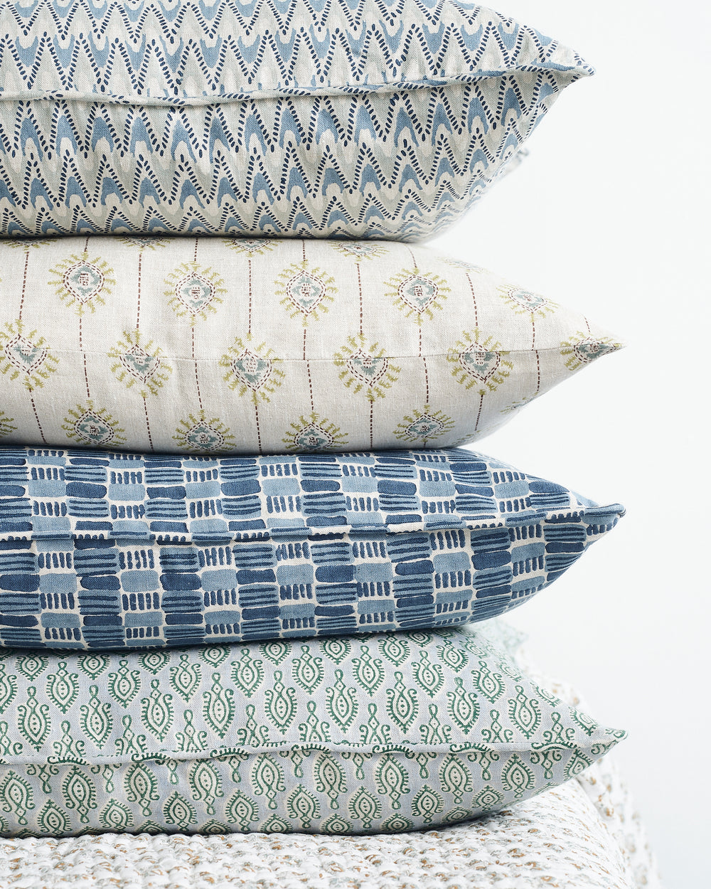Bombay Celadon Moss Cushion