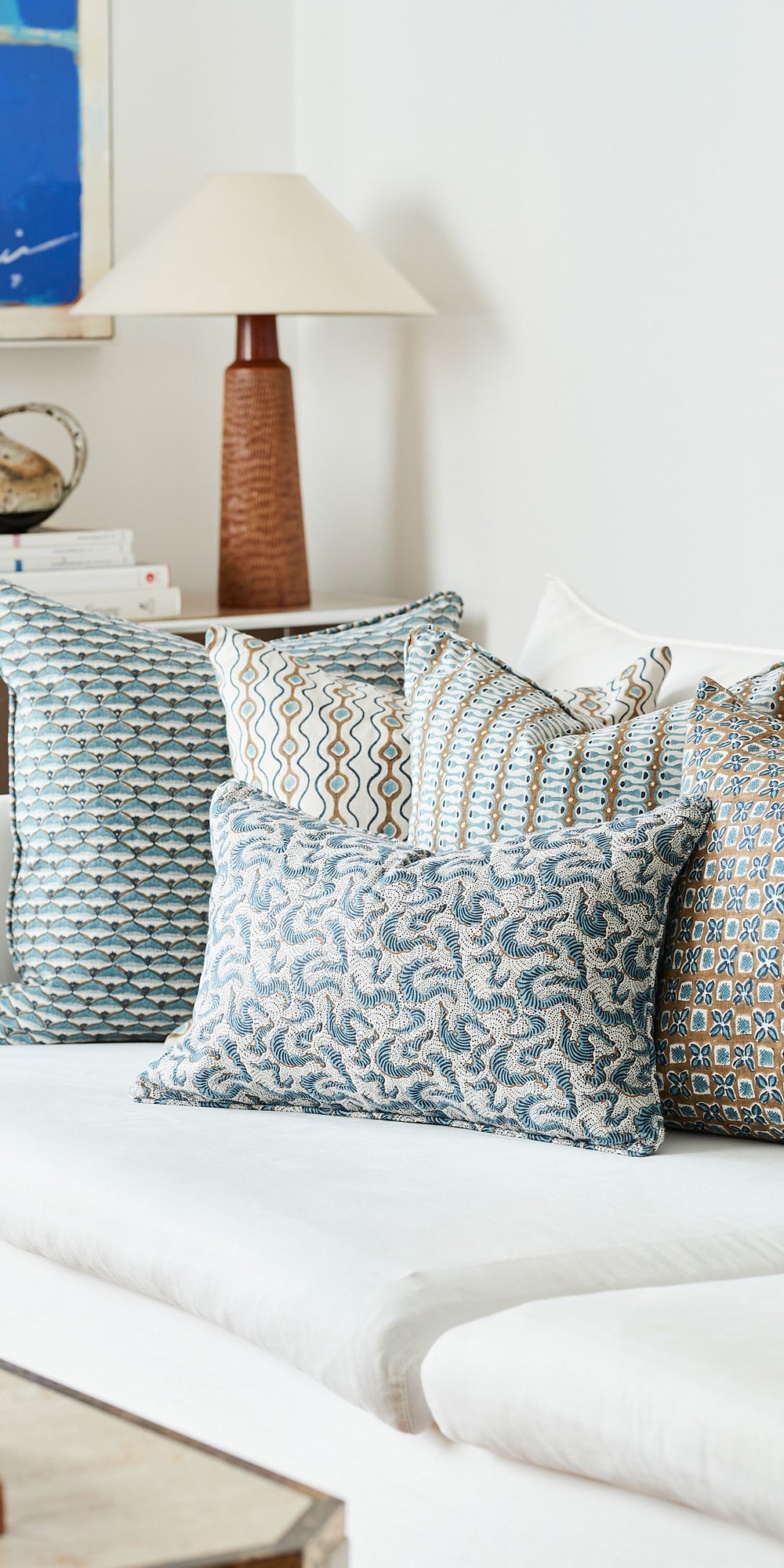 Kyoto Tobacco Cushion in - Cushions - Walter G Australia