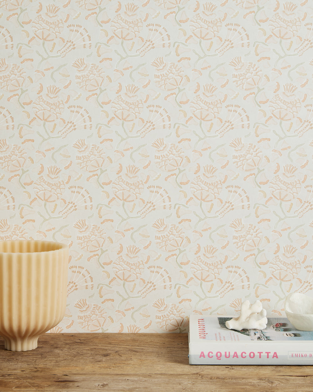 Iznik Papaya Wallpaper in - Wallpaper - Walter G Australia