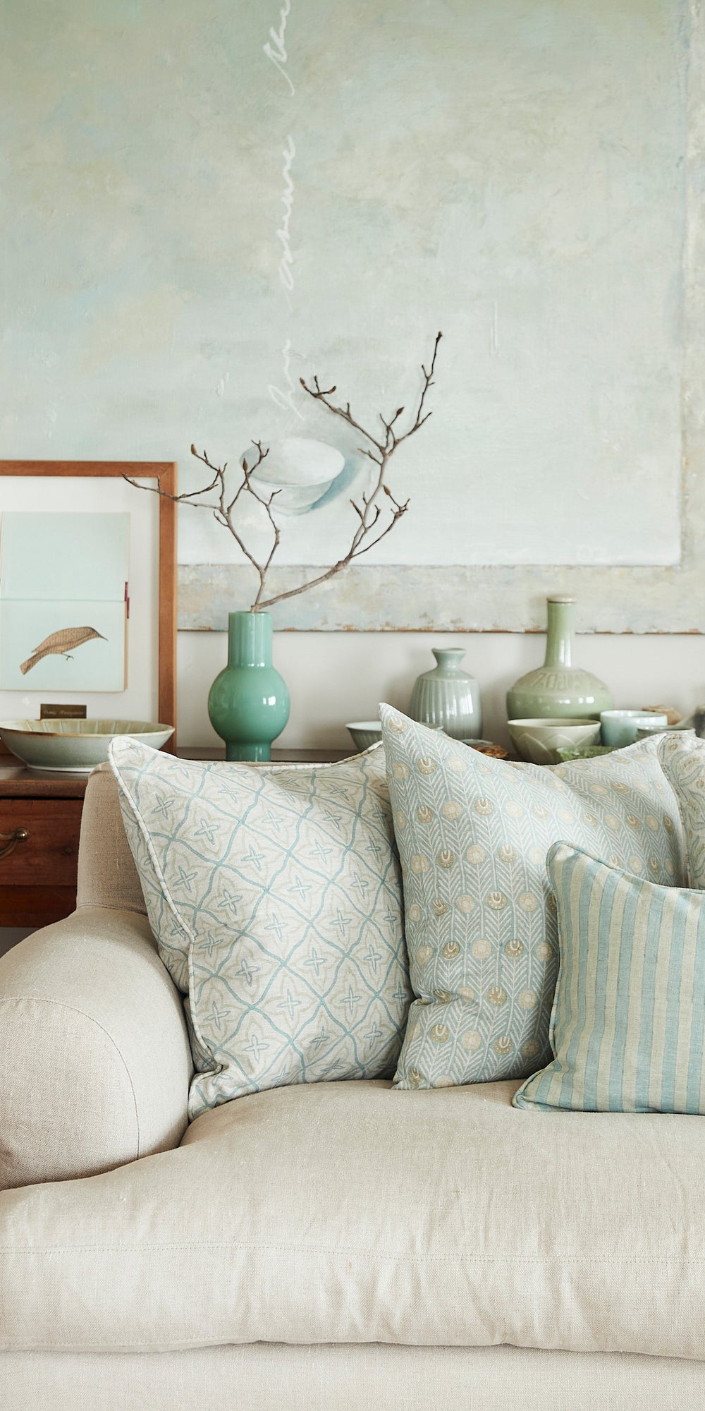 Broccato Cenote Cushion in - Cushions - Walter G Australia