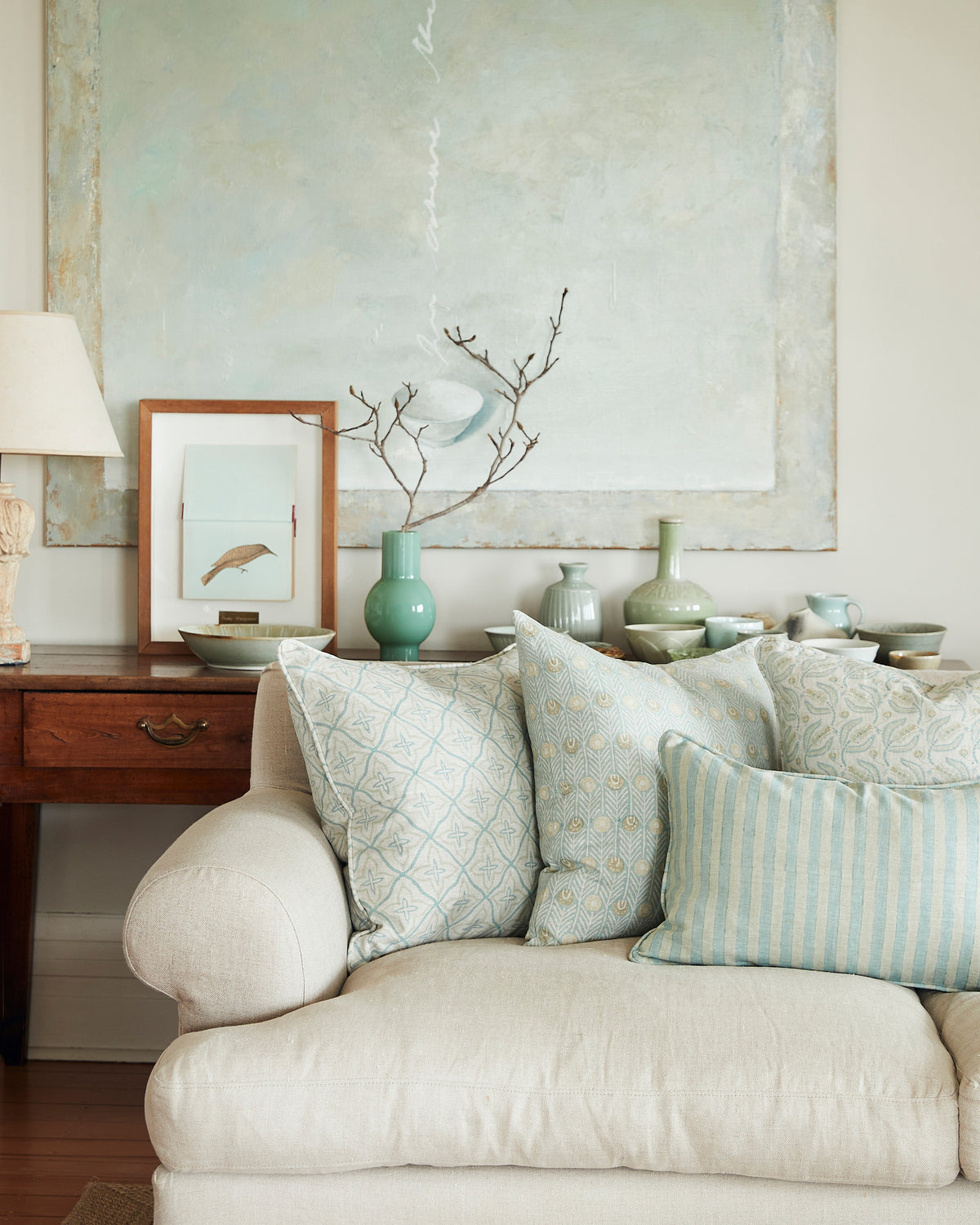 Broccato Cenote Cushion