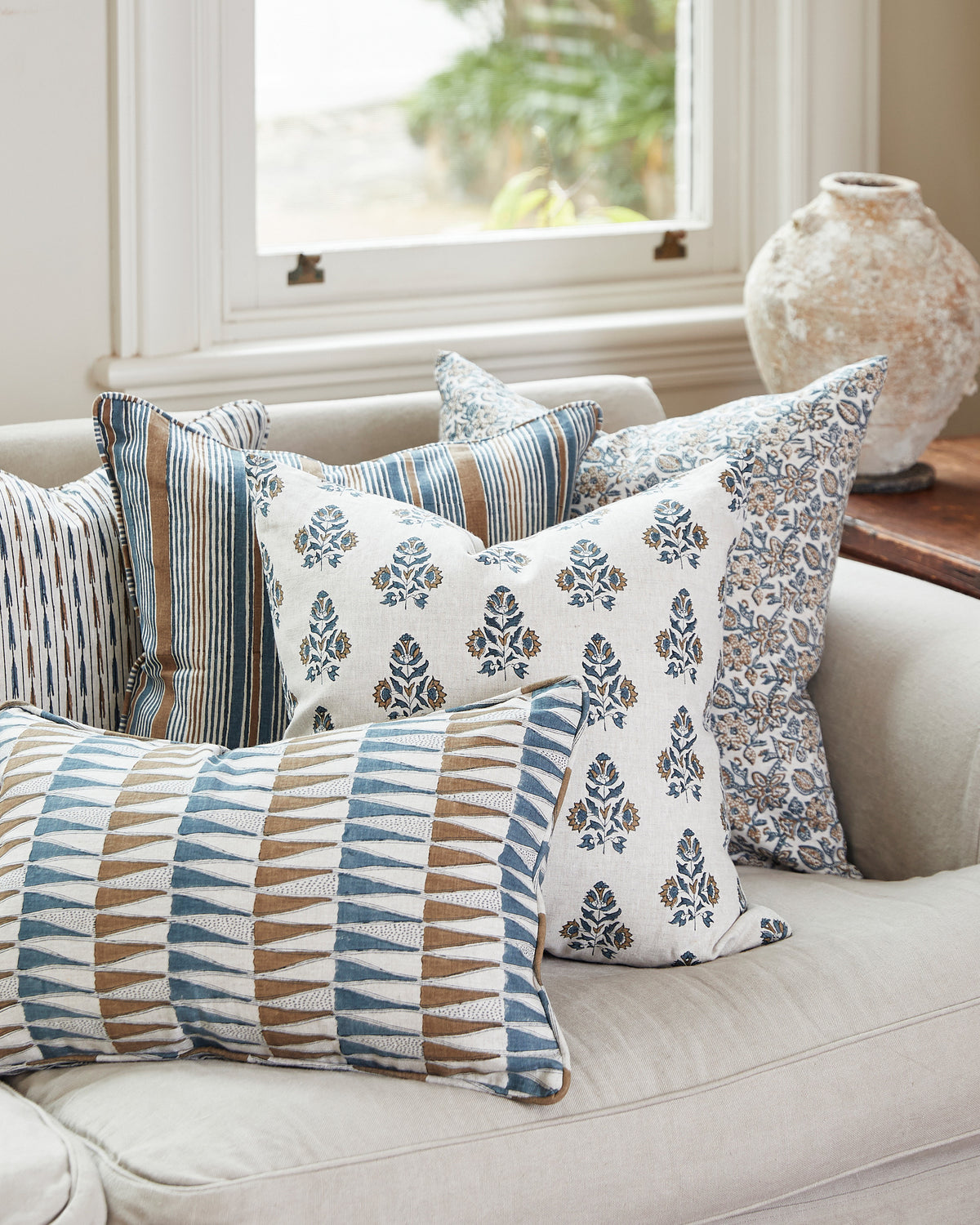 Tangier Walnut Cushion