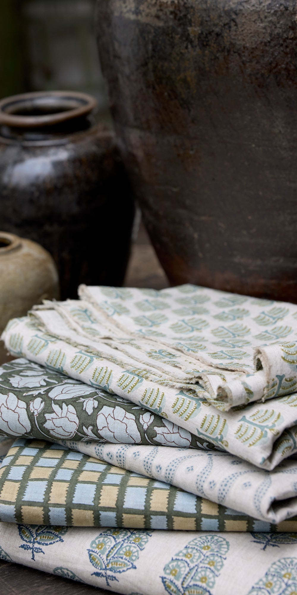 Hera Moss linen in - Fabric - Walter G Australia